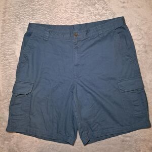 Columbia Men's 38 Shorts Cargo Omni-Shade Sun Protection Classic Fit Blue